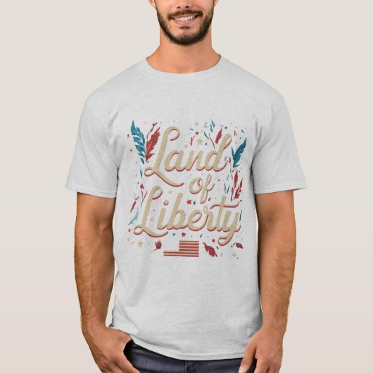 自由の地 Tシャツ (正面)
