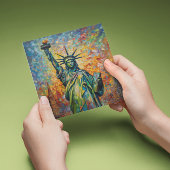 自由の夜明カスタムけ ノートカード