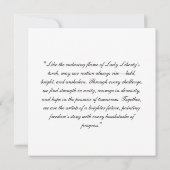 自由の夜明カスタムけ ノートカード (裏面)