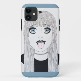 自由の女の子のiPhone 5/5s/SEの場合 iPhone 11 ケース