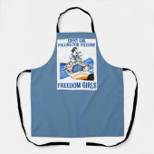 自由の女の子！青エプロン エプロン (正面)