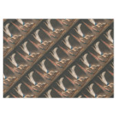 自由の女性のワシの米国旗米国の油絵 テーブルクロス (正面(横))