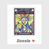 自由の女神が必要だ！ブラックBGは寡頭政権と戦う シール (シート)