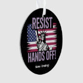 自由の女神が抵抗を手に入れる オーナメント (正面)