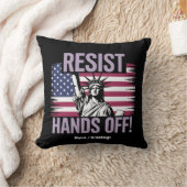 自由の女神が抵抗を手に入れる クッション (ブランケット)