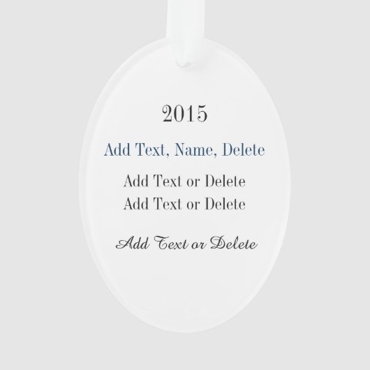 自由の女神きらきら光る オーナメント (裏面)