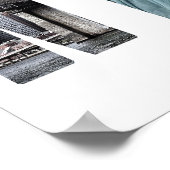 自由の女神とニューヨーク市のスカイライン ポスター (角)