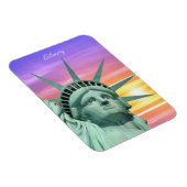 自由の女神と日の出 マグネット (右側)