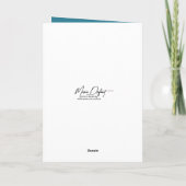 自由の女神と誕生日のアイスクリームコーン カード (裏面)