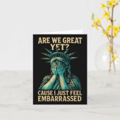 自由の女神に抵抗する我々はまだ素晴らしない カード (黄色い花)