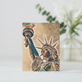 自由の女神のスタイル ポストカード (スタンド正面)