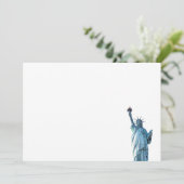 自由の女神のポストイット注記 招待状 (スタンド正面)