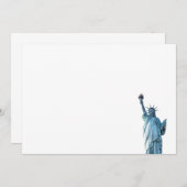 自由の女神のポストイット注記 招待状 (正面/裏面)