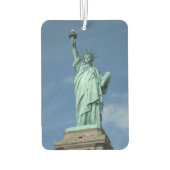 自由の女神の写真 カーエアーフレッシュナー (裏面)