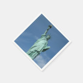 自由の女神の写真 スタンダードカクテルナプキン (角)