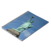 自由の女神の写真 ノートブック (左側)