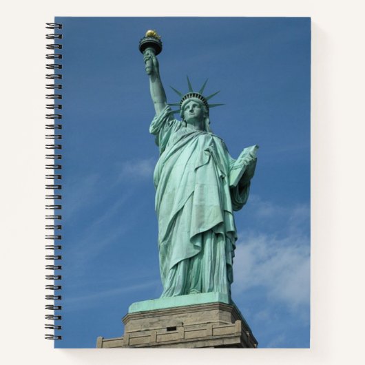 自由の女神の写真 ノートブック (正面)