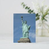 自由の女神の写真 ポストカード (スタンド正面)