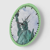 自由の女神の壁時計 ラージ壁時計 (傾斜)