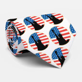 自由の女神の愛国的デザイン ネクタイ (ロール)