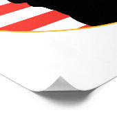 自由の女神の愛国的デザイン ポスター (角)