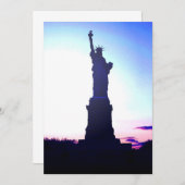 自由の女神の招待状 招待状 (正面/裏面)