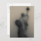 自由の女神の拡散させたイメージ ポストカード (正面/裏面)