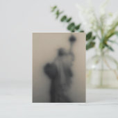 自由の女神の拡散させたイメージ ポストカード (スタンド正面)