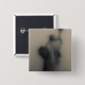 自由の女神の拡散させたイメージ 缶バッジ (正面&裏面)