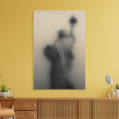 自由の女神の拡散したイメージ キャンバスプリント (インサイチュ (リビング))