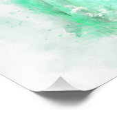 自由の女神の水の色クローズアップポートレート フォトプリント            (角)