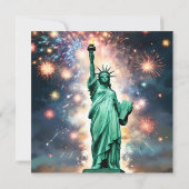 自由の女神の花火の独立日、 セーブザデート (裏面)