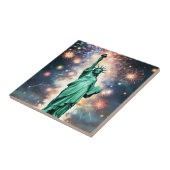 自由の女神の花火の独立日、 タイル (側面)