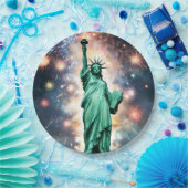 自由の女神の花火の独立日、 ペーパープレート (パーティー)