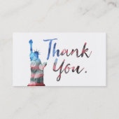 自由の女神の顧客報酬プログラム ロイヤリティカード (裏面)