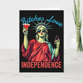 自由の女神のEs Love Independence Funny July 4th Statue O カード