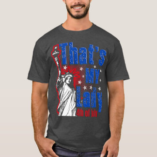 自由の女神アメリカ愛国心のプライド4日 Tシャツ