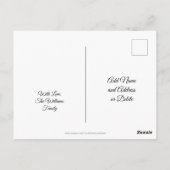 自由の女神アメリカ独立記念日7月4日 ポストカード (裏面)