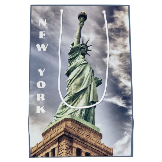 自由の女神カスタム抱き枕 ミディアムペーパーバッグ (裏面)