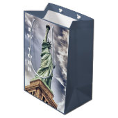 自由の女神カスタム抱き枕 ミディアムペーパーバッグ (裏面アングル)