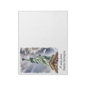 自由の女神カスタム文字メモ帳 ノートパッド (回転)