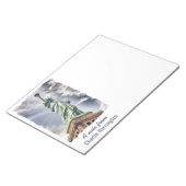 自由の女神カスタム文字メモ帳 ノートパッド (アングル)