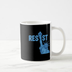 自由の女神グラフィック#resistアンチ コーヒーマグカップ