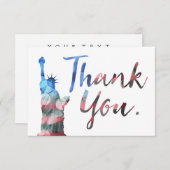 自由の女神サンキュー退役軍人 招待状 (正面/裏面)