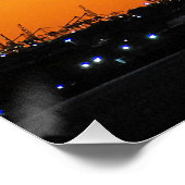 自由の女神サンセットニューヨーク ポスター (コーナー)