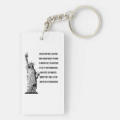 自由の女神ザ・ニューコロソス キーホルダー (裏面)