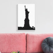 自由の女神シルエットキャンバスプリント キャンバスプリント (インサイチュ (リビング))
