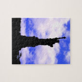 自由の女神シルエット ジグソーパズル (横)