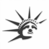 自由の女神ステッカー シール (正面)