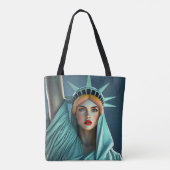 自由の女神トートバッグ トートバッグ (裏面)